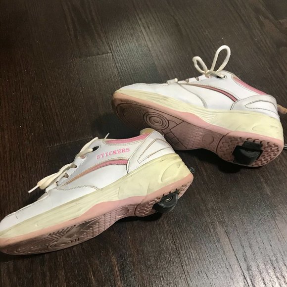 White Sneakers with Wheels - Picture 5 of 8